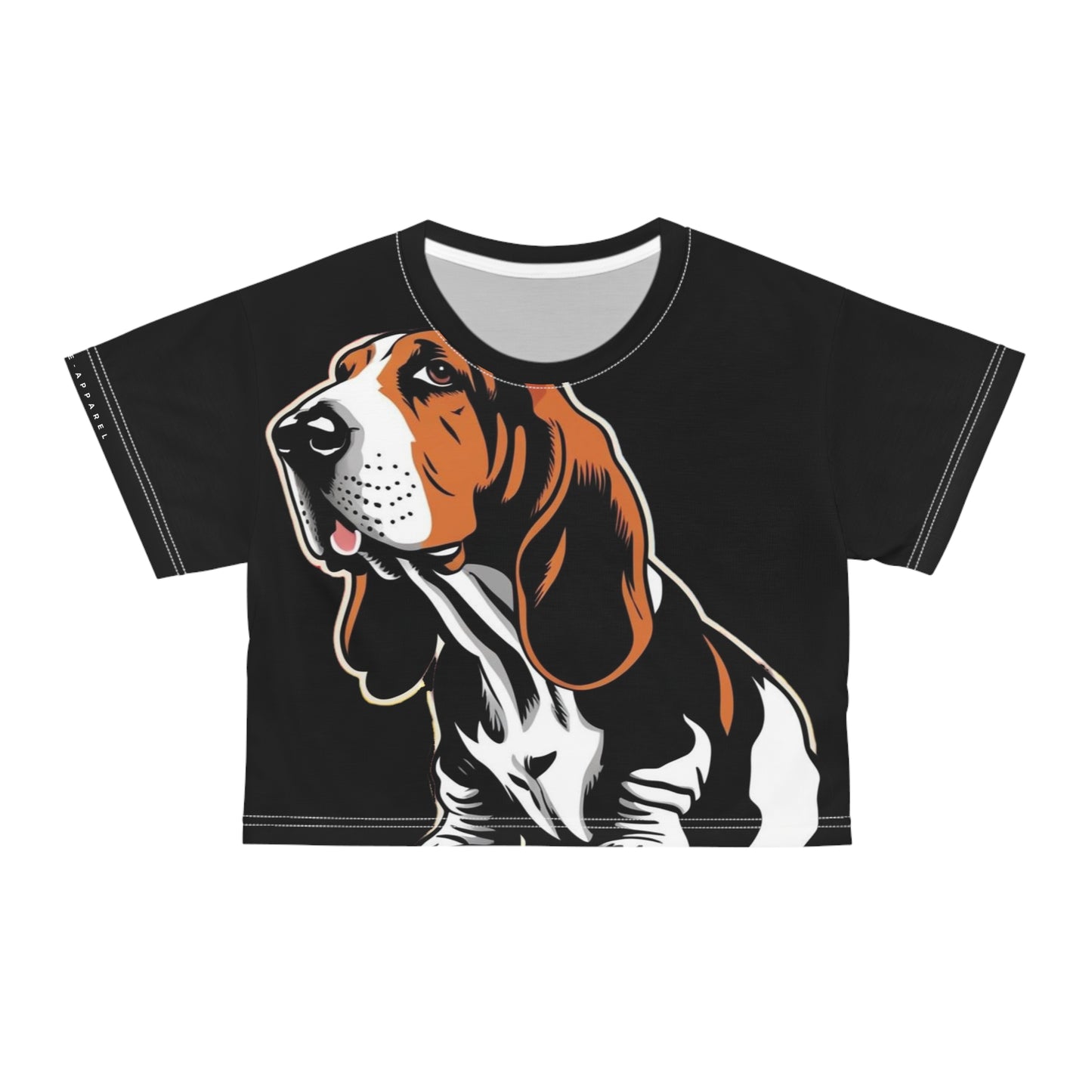 Bassett Hound Crop Tee