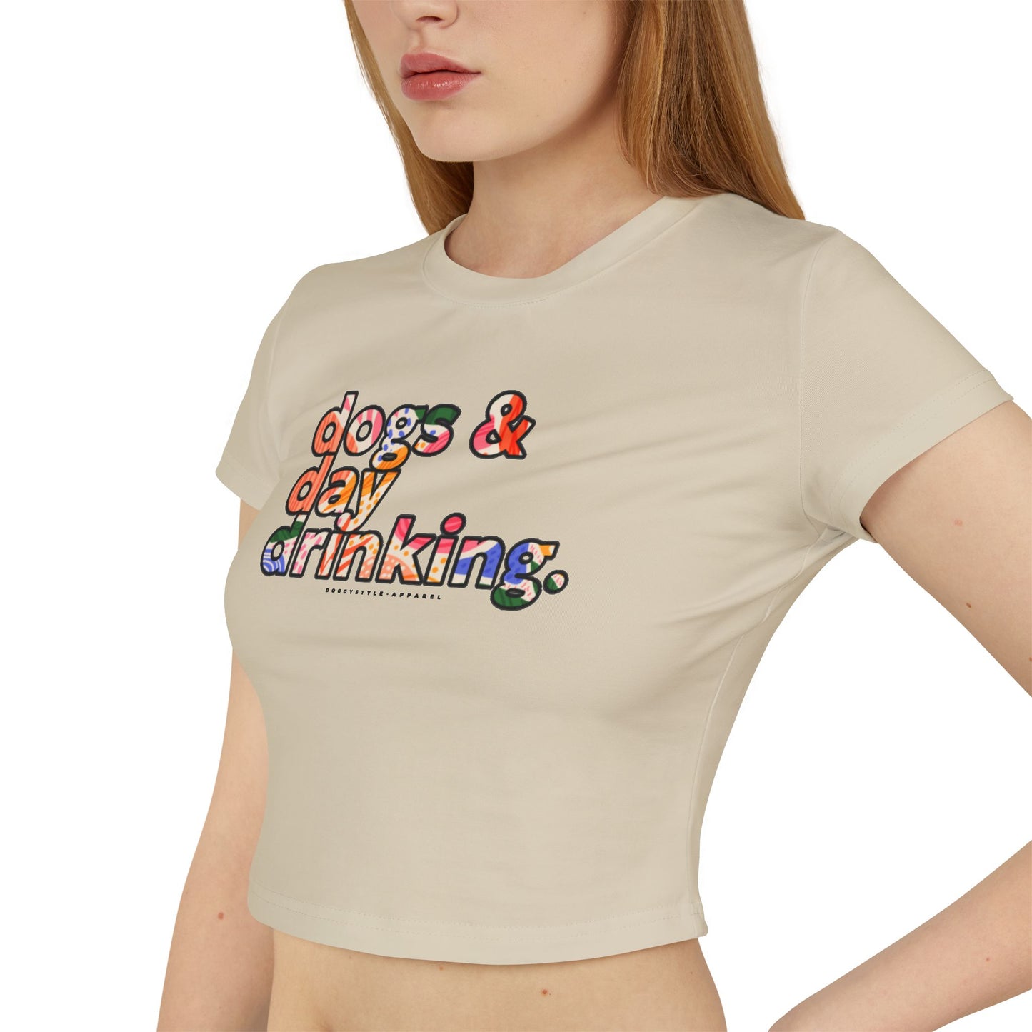 Dogs and Day Drinking Crop Tee