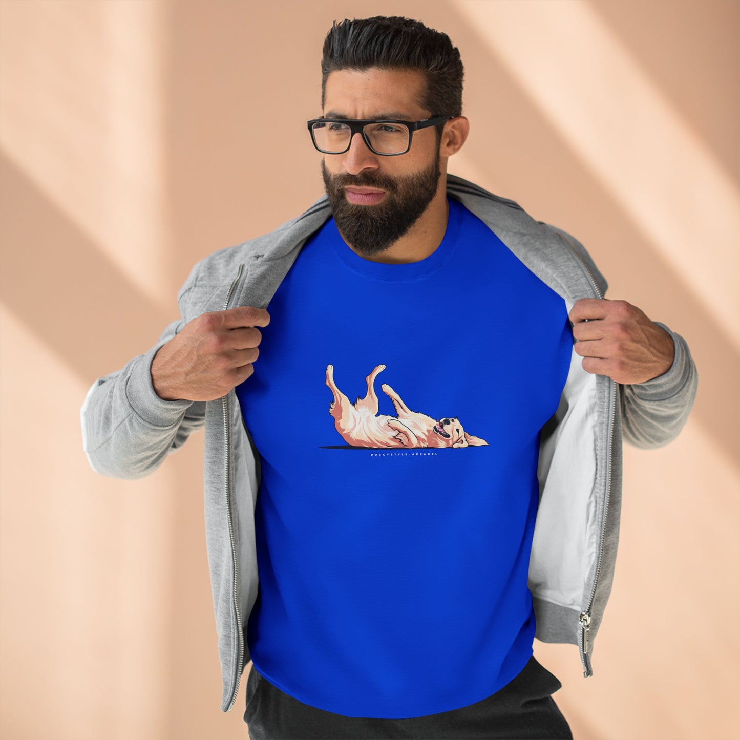 Playful Dog Crewneck Sweatshirt