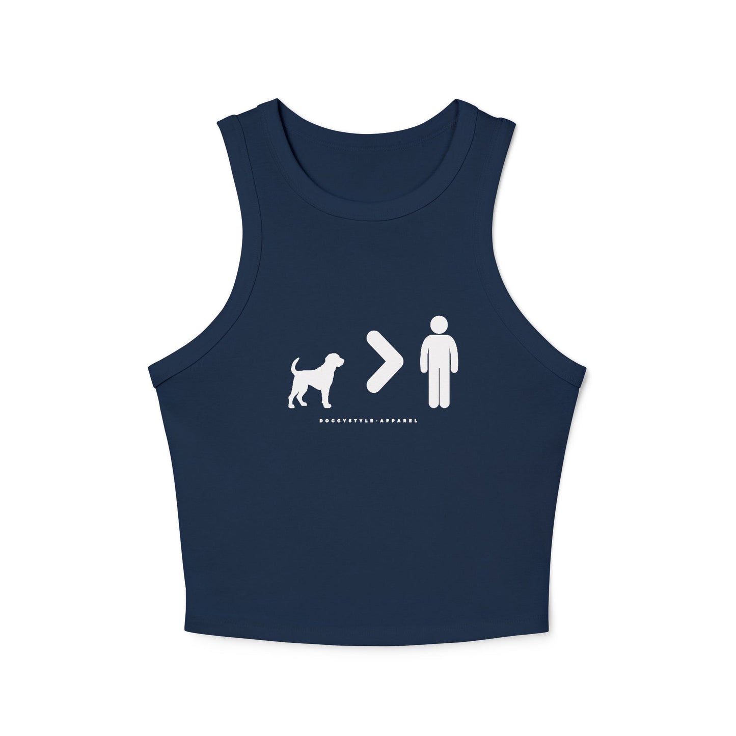 Dogs > People Racer Tank Top