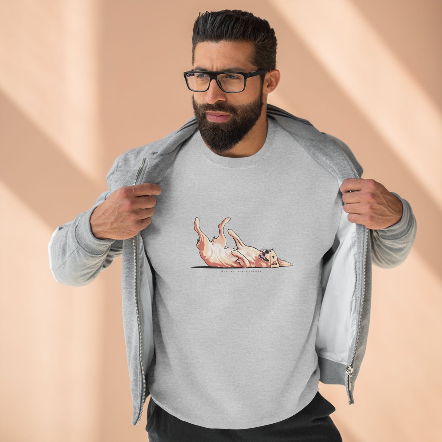 Playful Dog Crewneck Sweatshirt
