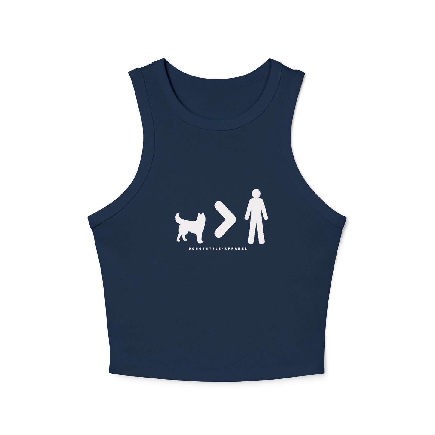 Dogs > People Racer Tank Top