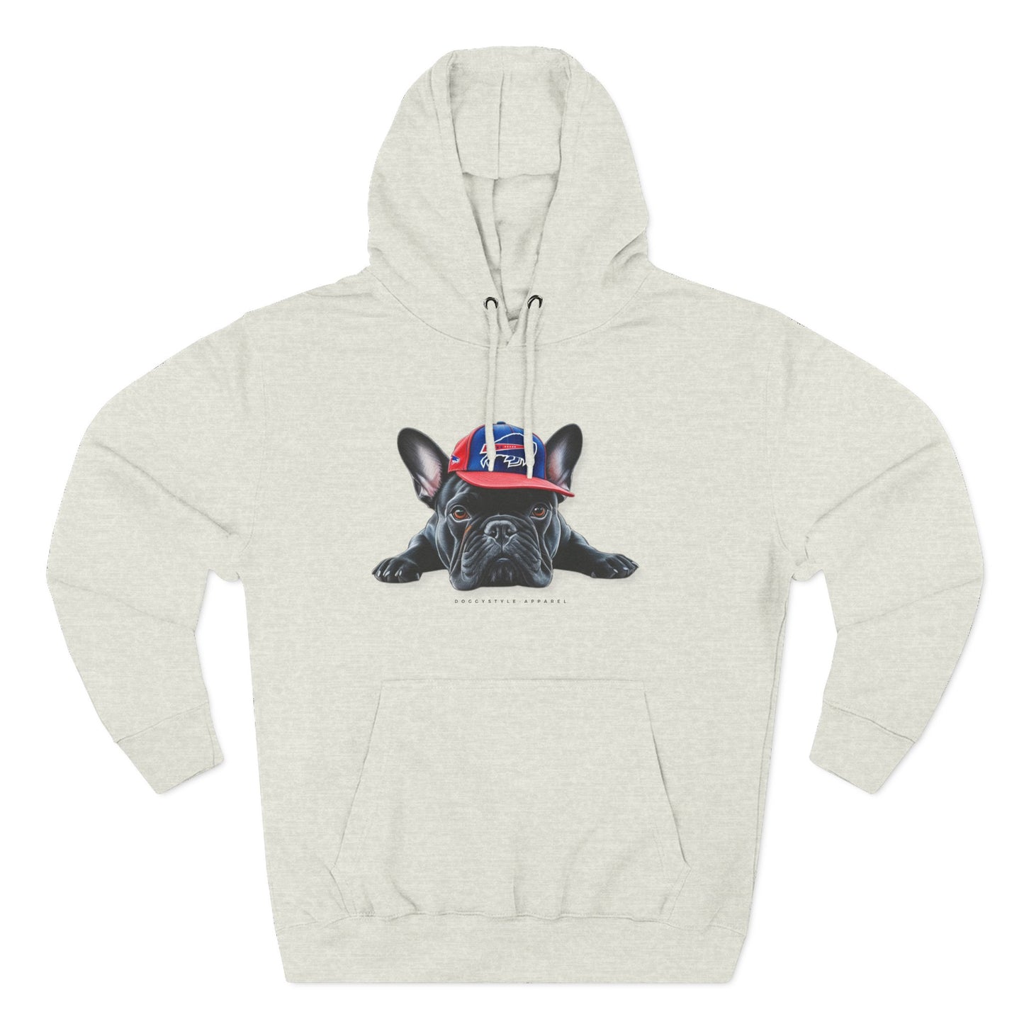 French Bulldog Buffalo Bills Fleece Hoodie