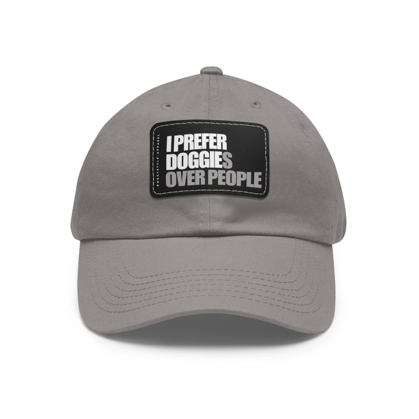 I prefer Doggies over People Patch Hat