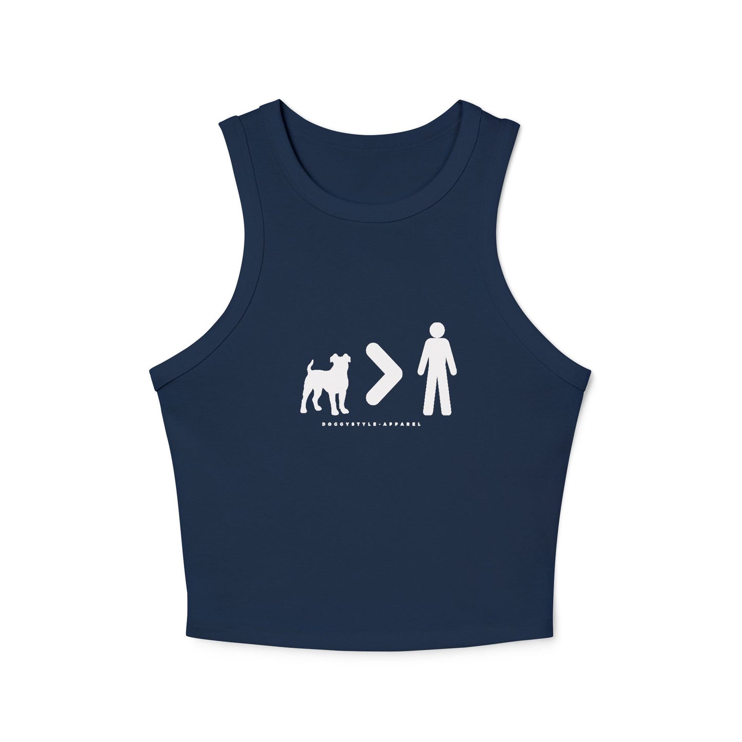 Dogs > People Racer Tank Top