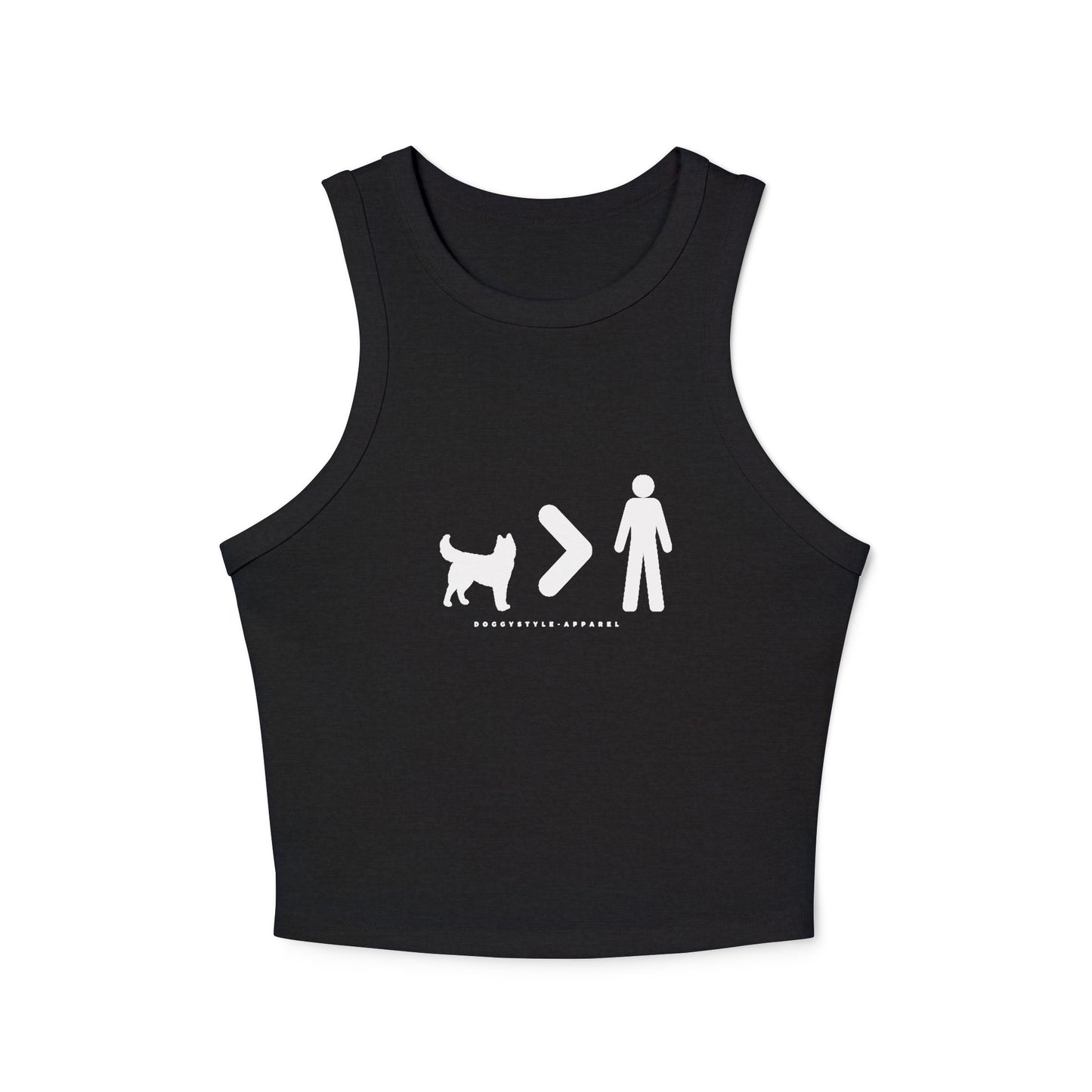 Dogs > People Racer Tank Top