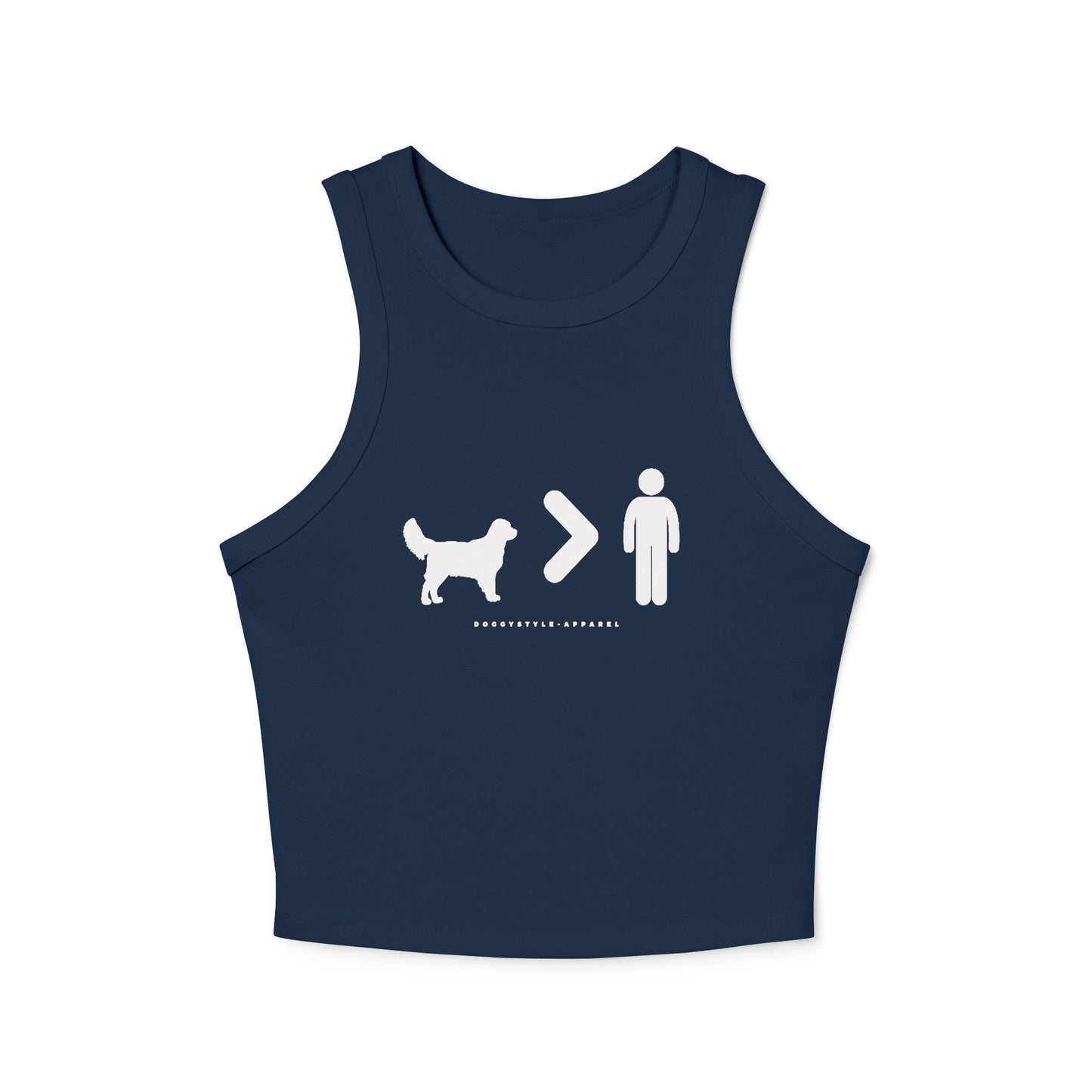 Dogs > People Racer Tank Top