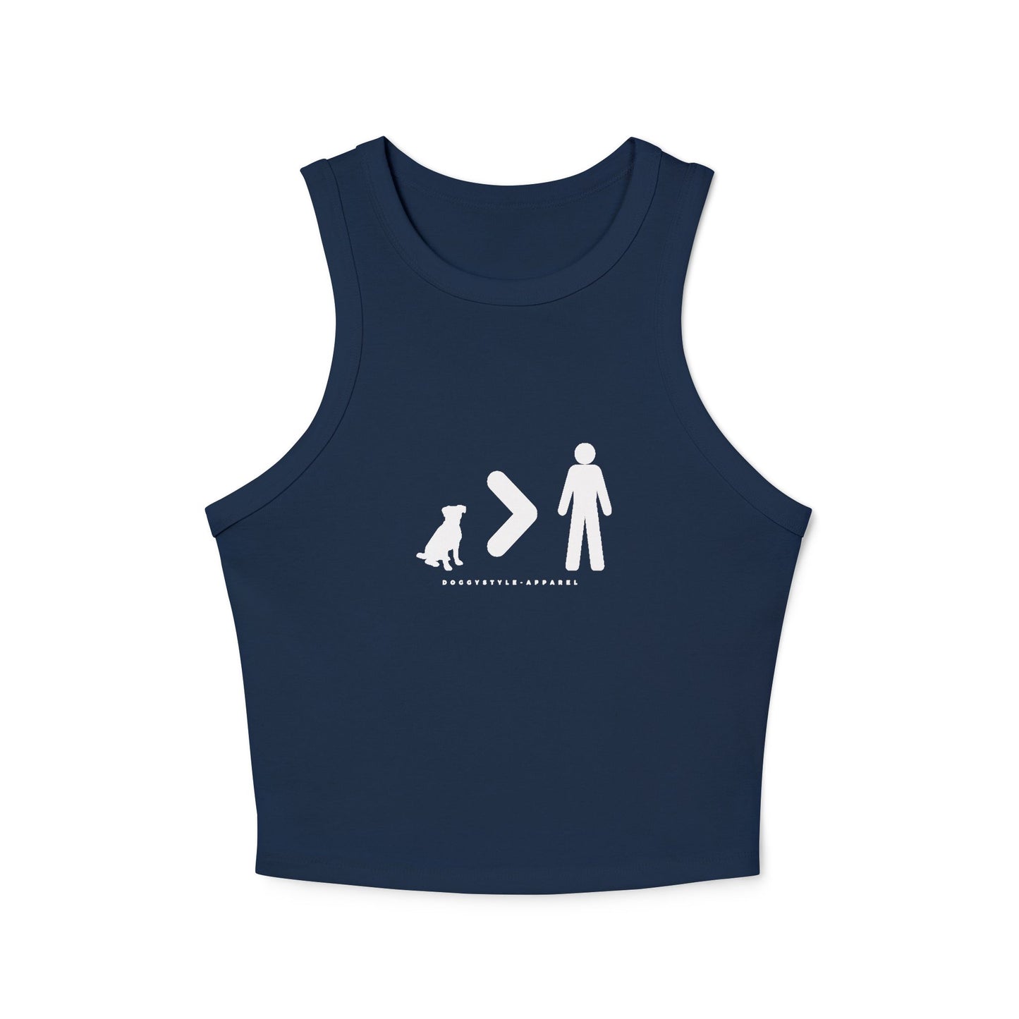 Dogs > People Racer Tank Top