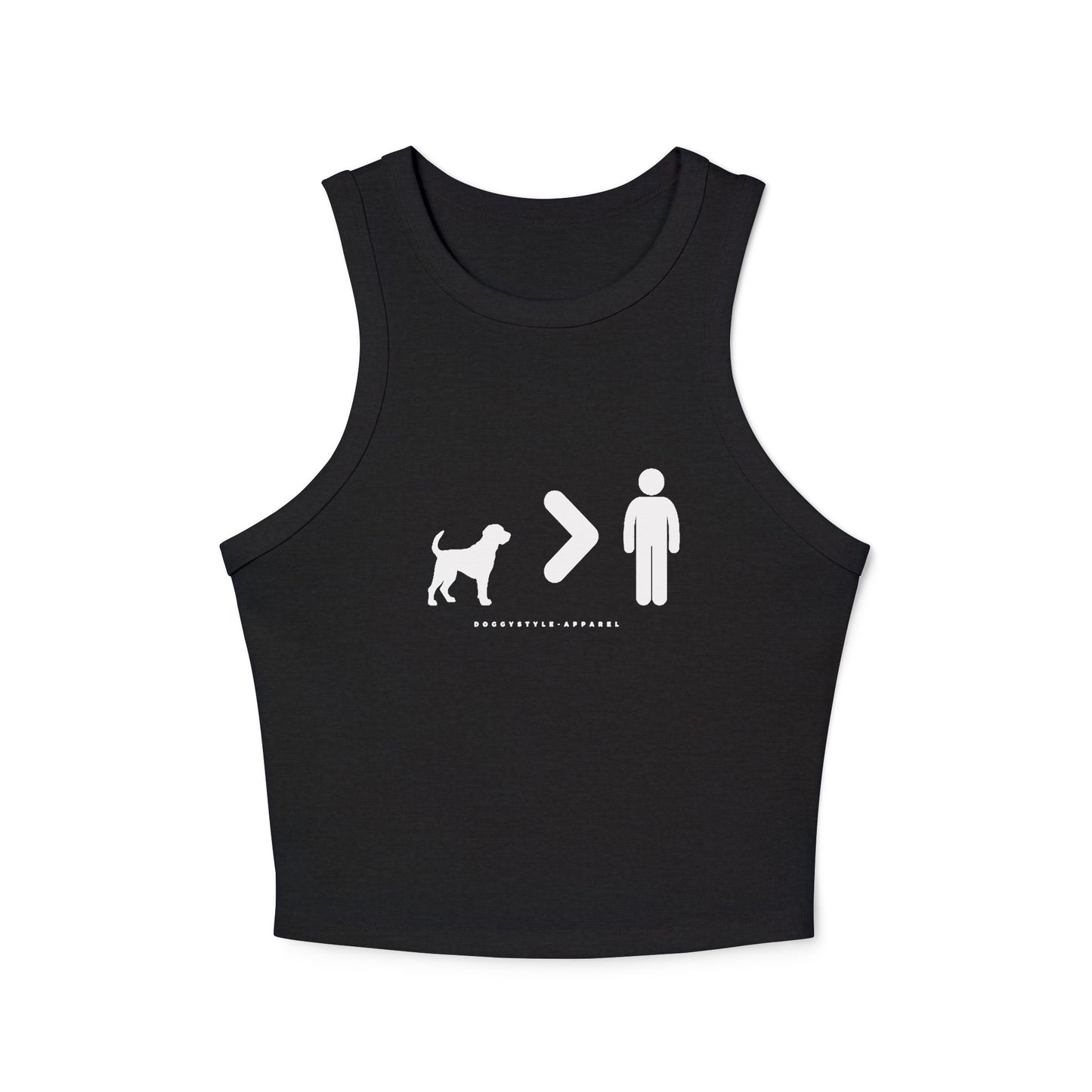 Dogs > People Racer Tank Top