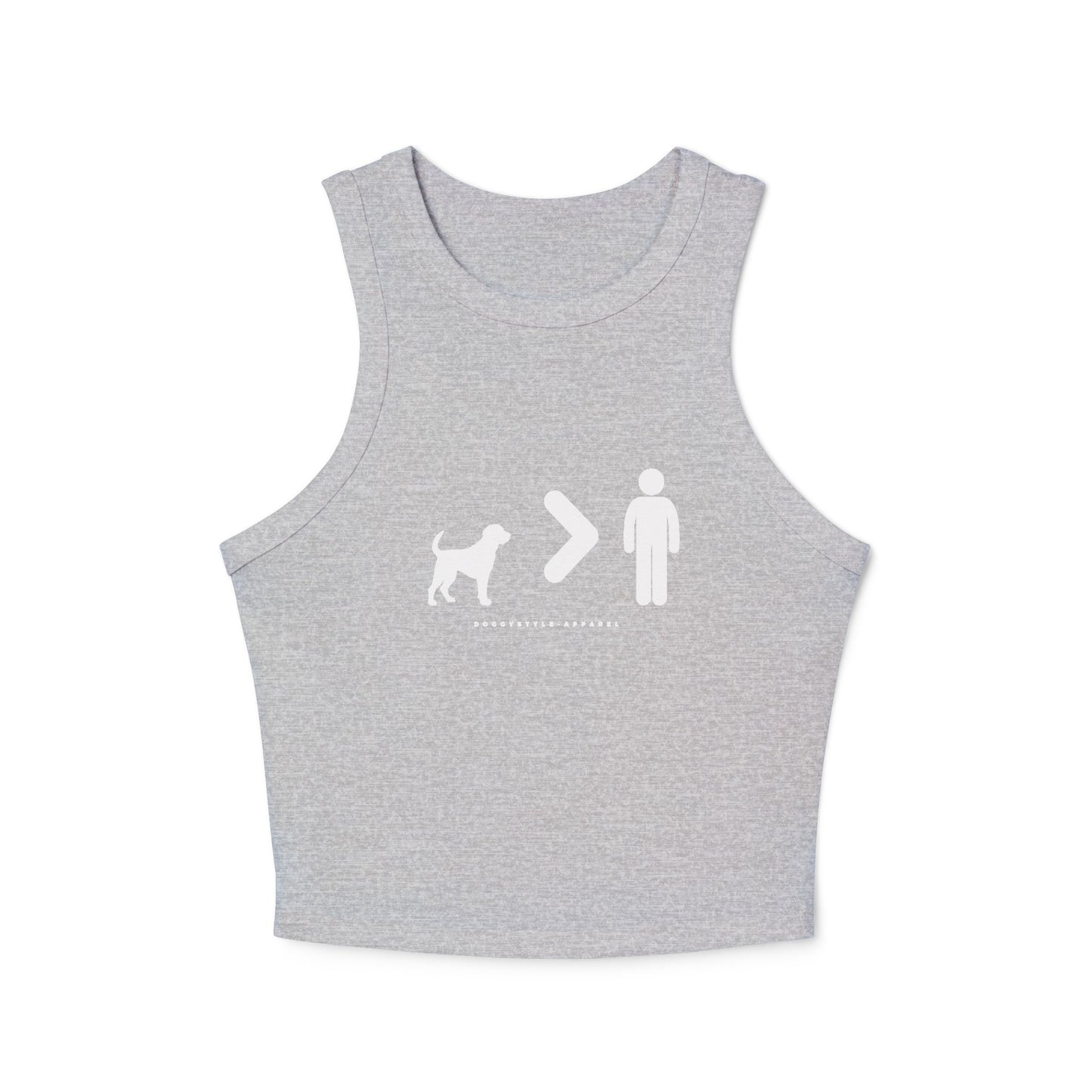 Dogs > People Racer Tank Top