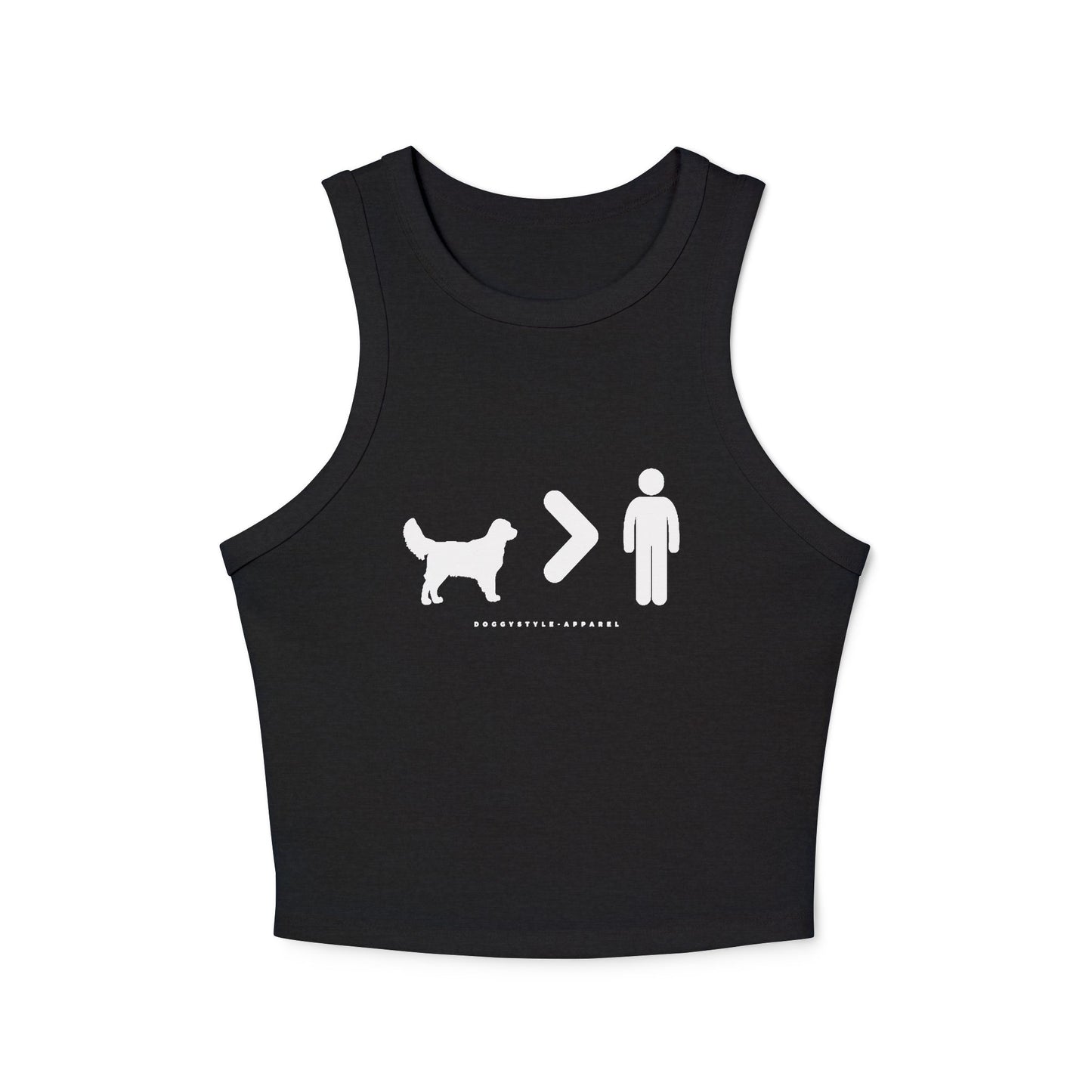 Dogs > People Racer Tank Top