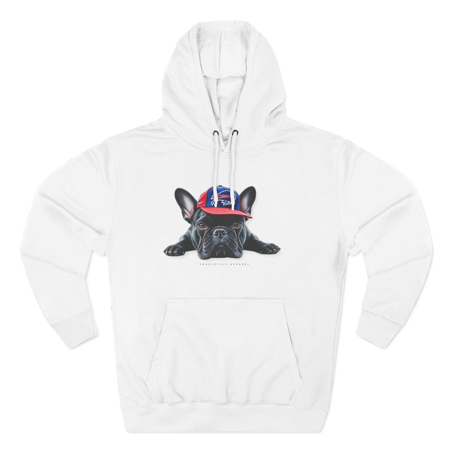 French Bulldog Buffalo Bills Fleece Hoodie