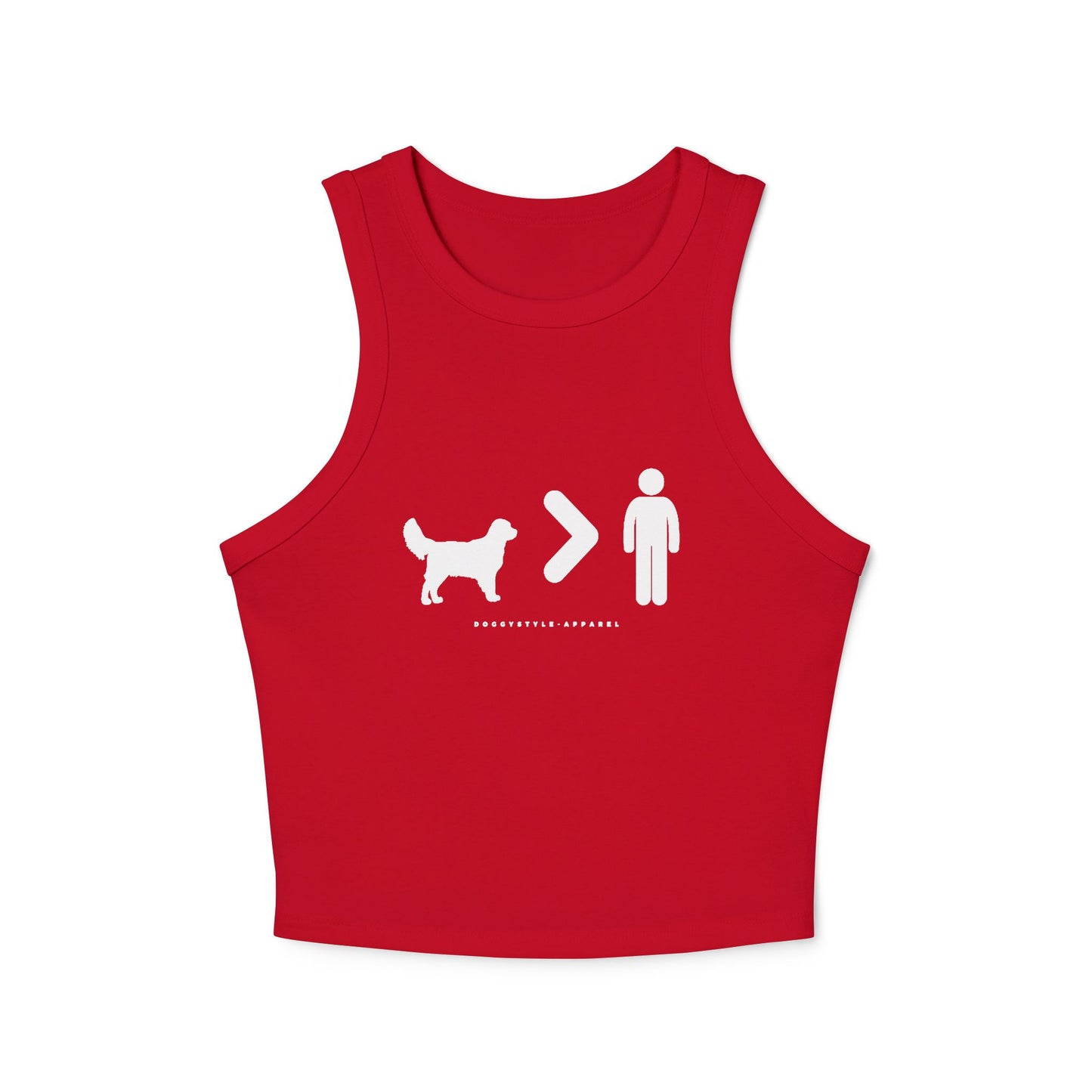 Dogs > People Racer Tank Top