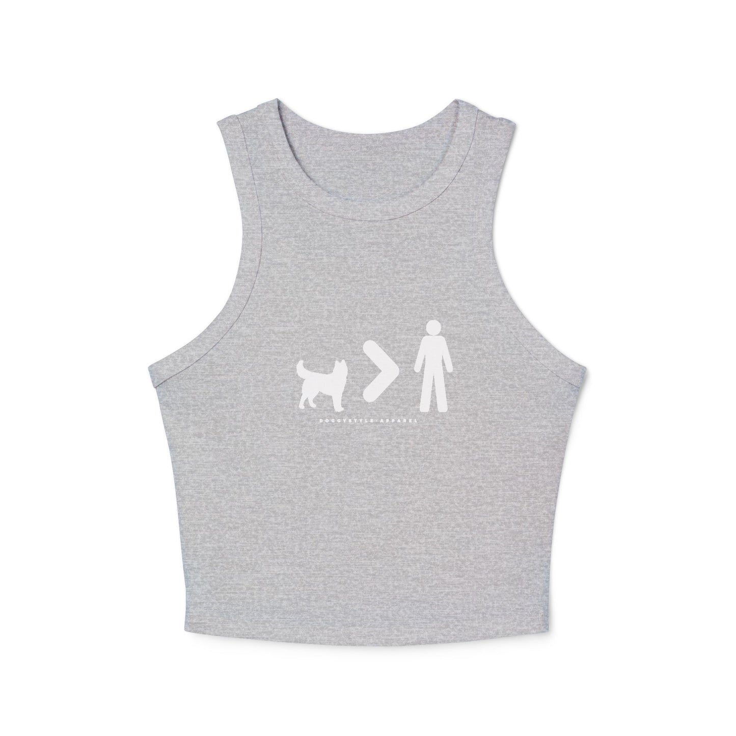 Dogs > People Racer Tank Top