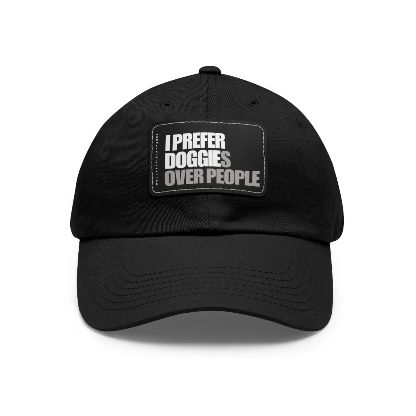 I prefer Doggies over People Patch Hat
