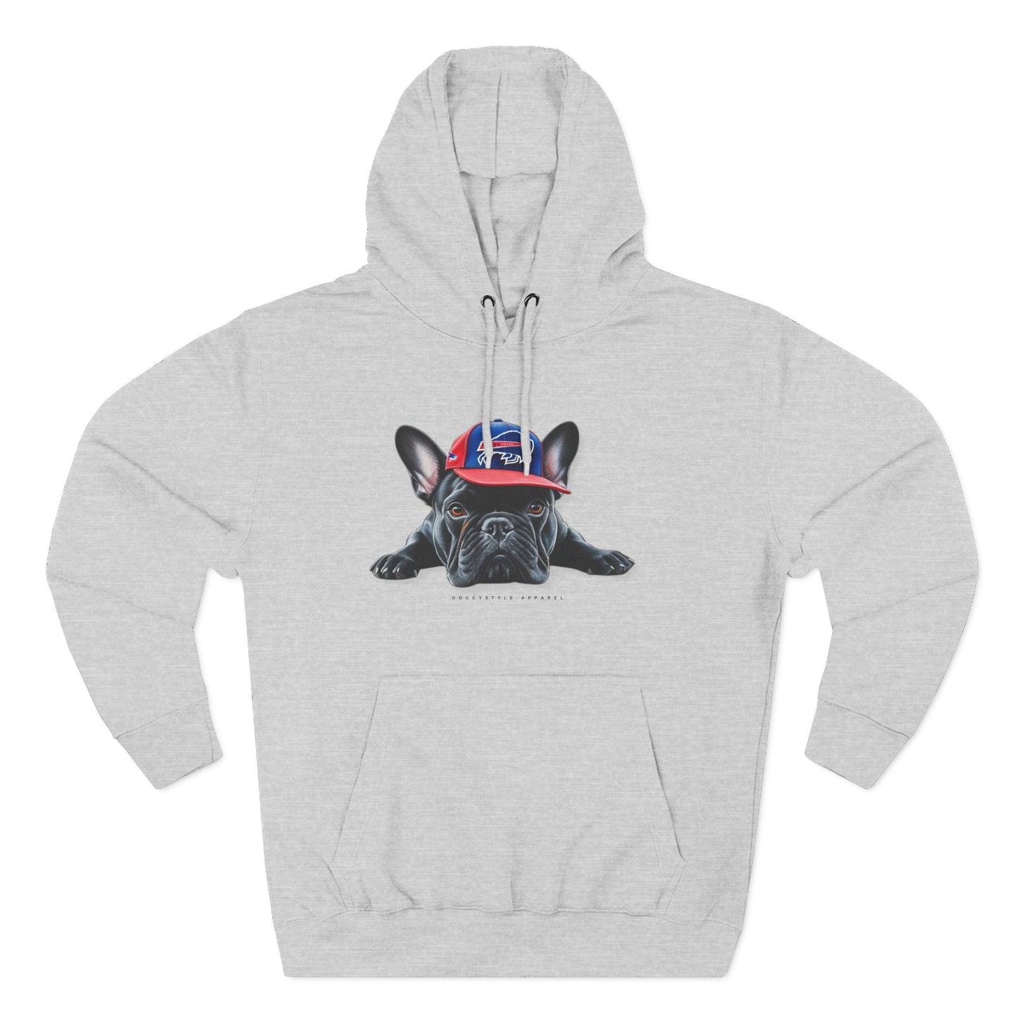 French Bulldog Buffalo Bills Fleece Hoodie