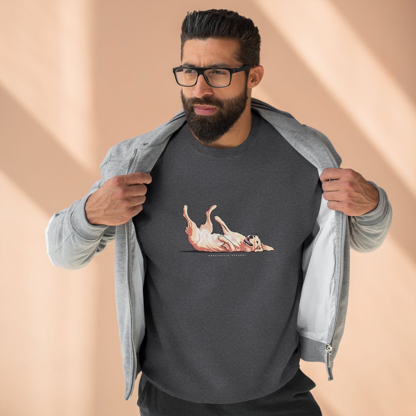 Playful Dog Crewneck Sweatshirt