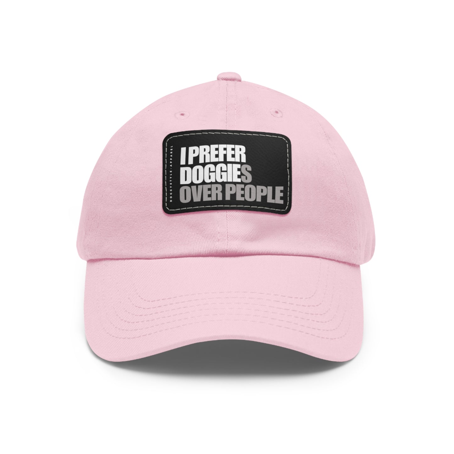 I prefer Doggies over People Patch Hat